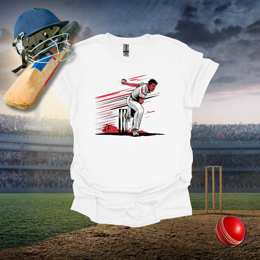 Left Arm Bowler T-Shirt