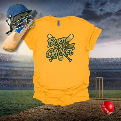 Born to Play Cricket T-Shirt