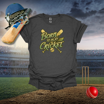 Born to Play Cricket T-Shirt